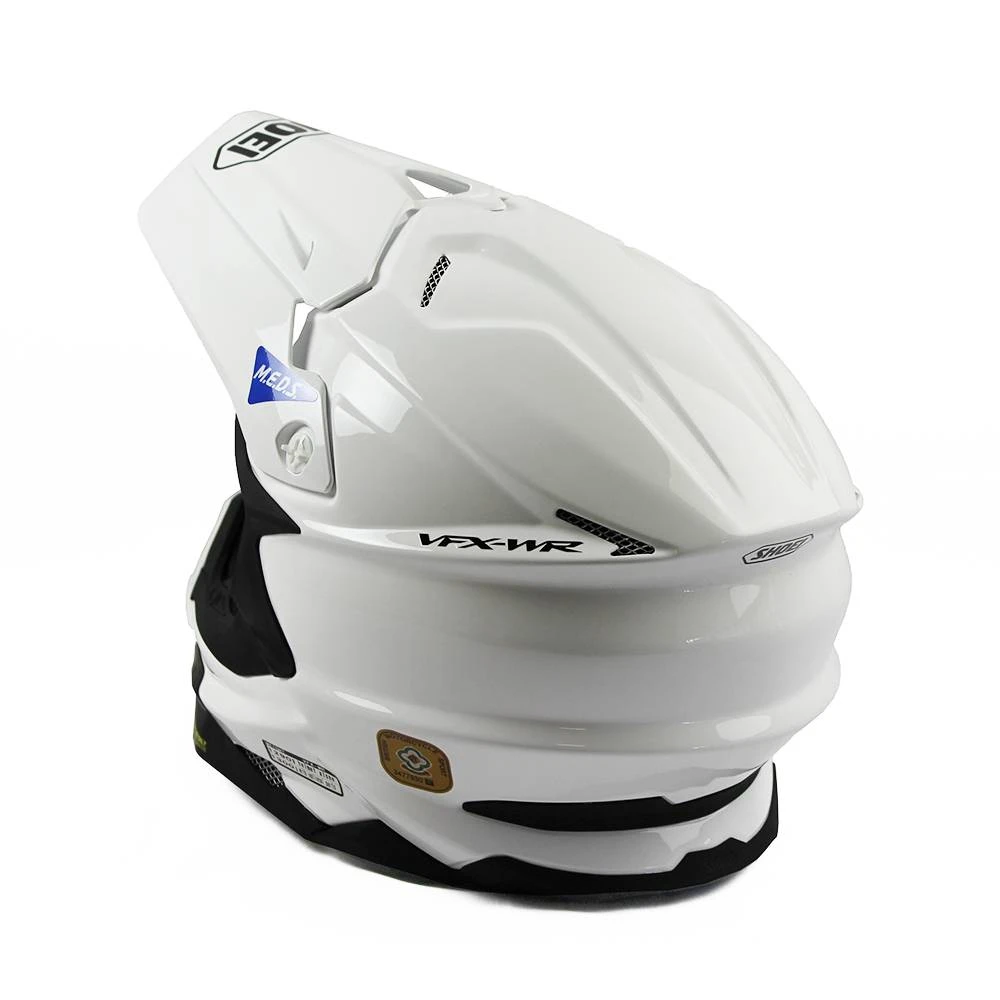 Shoei VFX-WR White Gloss Off-Road Helmet 9 Shoei VFX-WR White Gloss Off-Road Helmet - Image 7