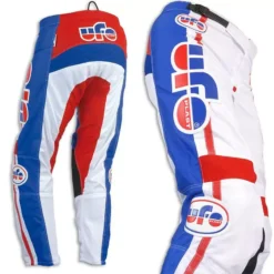 UFO Vintage White Motocross Kit Combo -Motorcycle Riding Equipment Store vintage pants collection detail 3 jpg