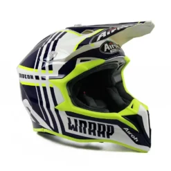 Airoh Wraap - Broken Blue Gloss -Motorcycle Riding Equipment Store wrbr18 004 jpg
