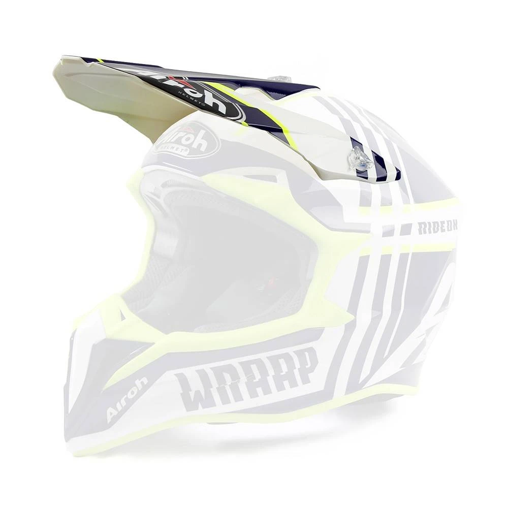 Airoh Wraap Broken Helmet Spare Peak 4 Airoh Wraap Broken Helmet Spare Peak - Image 2