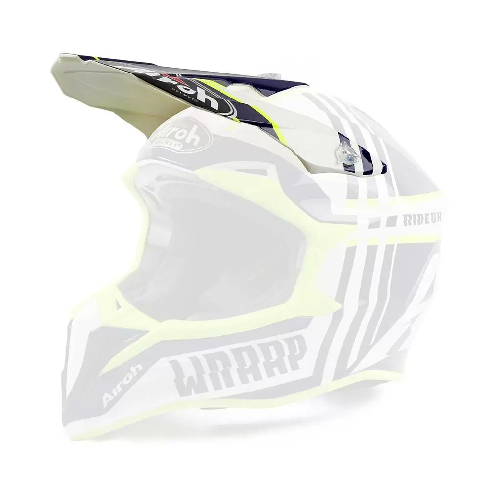 Airoh Wraap Broken Helmet Spare Peak 8 Airoh Wraap Broken Helmet Spare Peak - Image 6