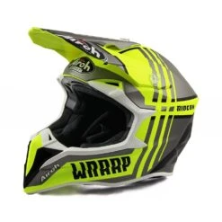 Airoh Wraap - Broken Yellow Matt -Motorcycle Riding Equipment Store wrbr31 003 1 2