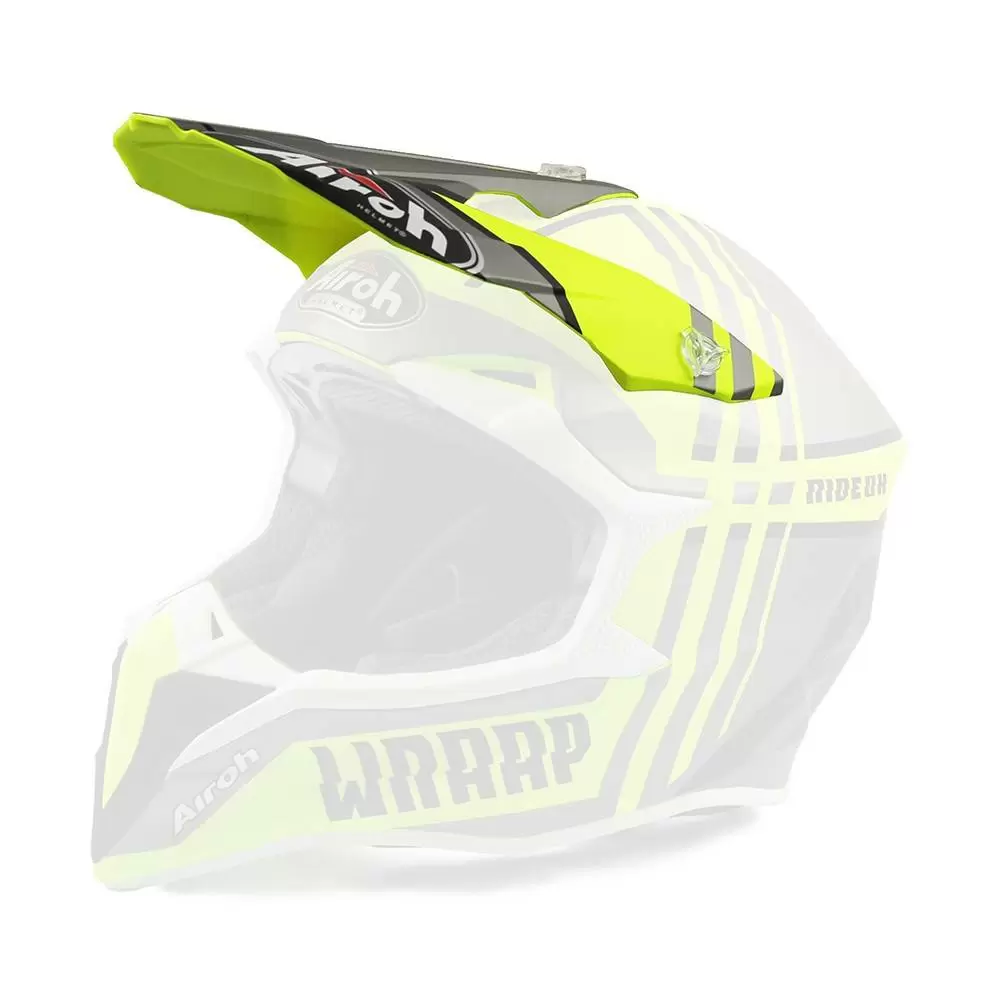 Airoh Wraap Broken Helmet Spare Peak 9 Airoh Wraap Broken Helmet Spare Peak - Image 7
