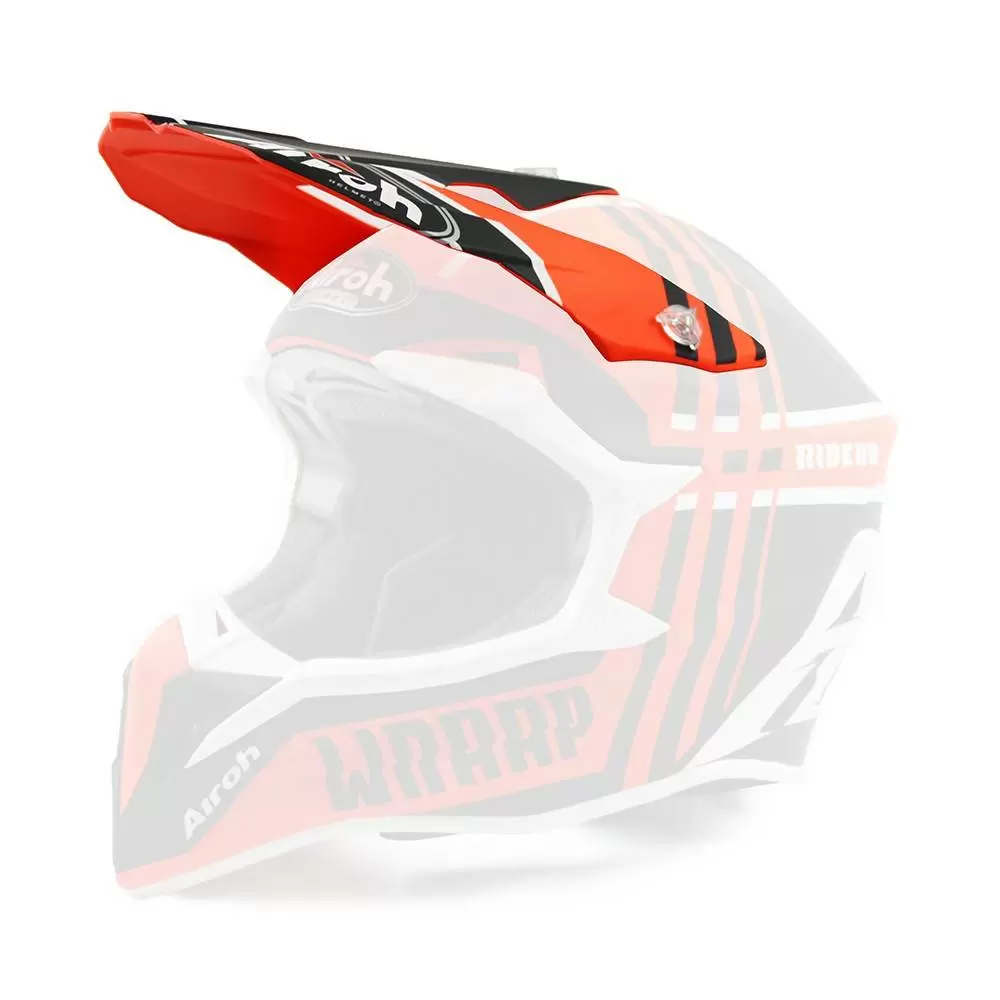 Airoh Wraap Broken Helmet Spare Peak 10 Airoh Wraap Broken Helmet Spare Peak - Image 8