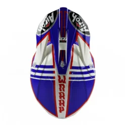 Airoh Wraap - Broken Blue Red Gloss -Motorcycle Riding Equipment Store wrbr38 08 3 jpg