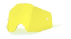 100% Accuri Racecraft Strata Anti-Fog Replacement Goggle Lens -Motorcycle Riding Equipment Store yellow lens